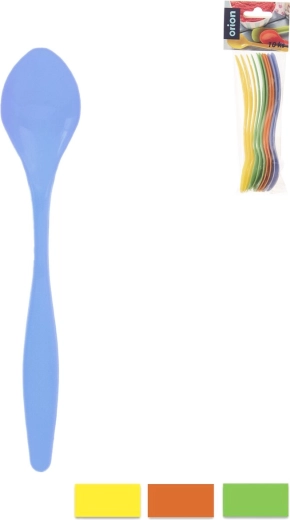 Desserdilusikad UH-plastist, värvisegu, 10 tk
