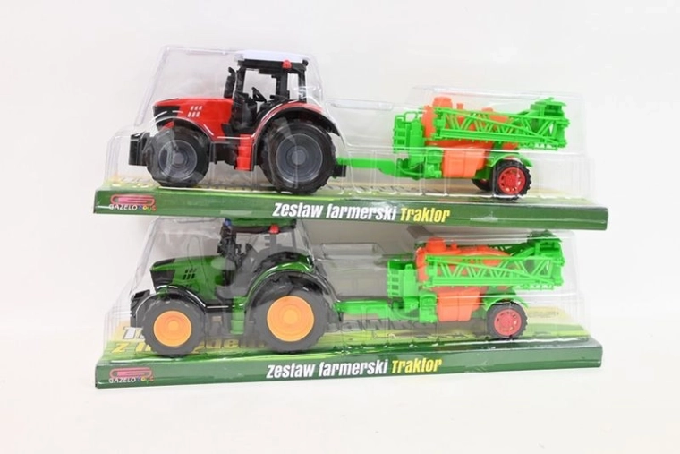 Traktor põllumajandusmasinaga