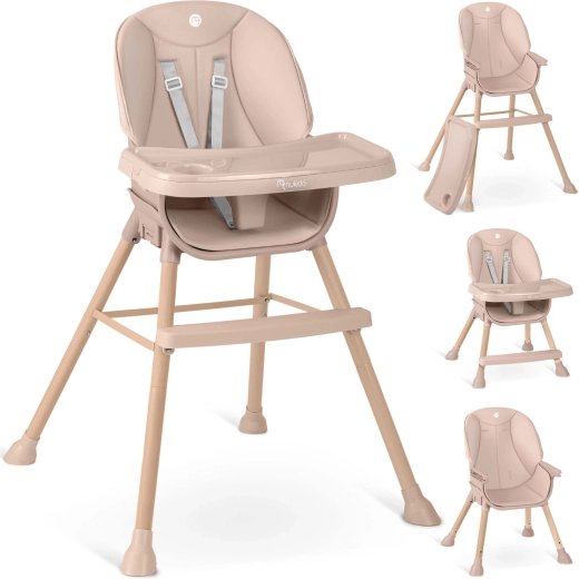 NUKIDO Tilo 3-in-1 söögitool, roosa