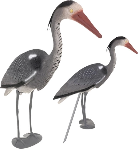 Aiakaunistus kurg GARDLOV maasse torgatav, hall, 66 cm