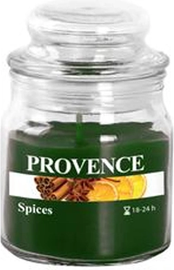 Aromaatne klaasküünal kaanega, vürtsilõhnaline 70 g