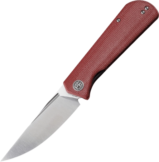 Petrified Fish Viking kokkupandav taskunuga 9,2 cm satin punane micarta