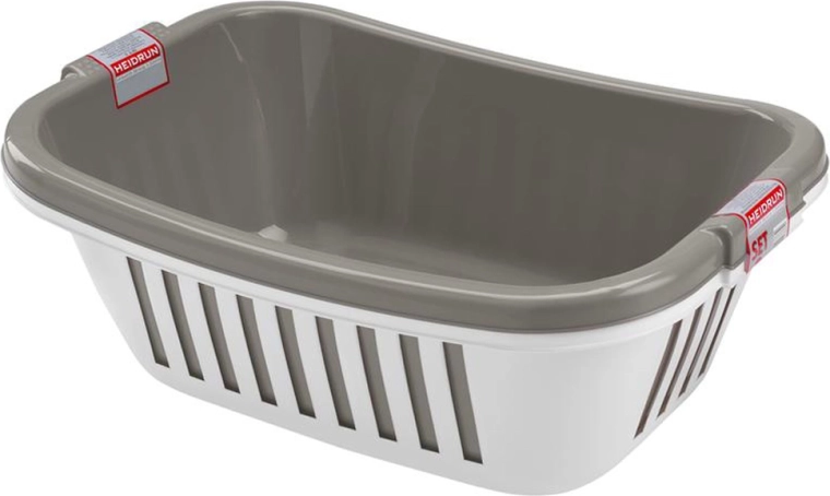 Plastpesukorvid puhta pesu jaoks HEIDRUN, komplekt 2 tk