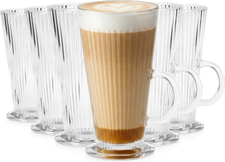 Vilde latte-klaasid 270 ml, 6 tk