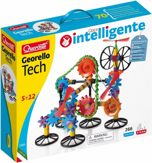 Quercetti Georello Tech ülekannete ehituskomplekt, 266 detaili
