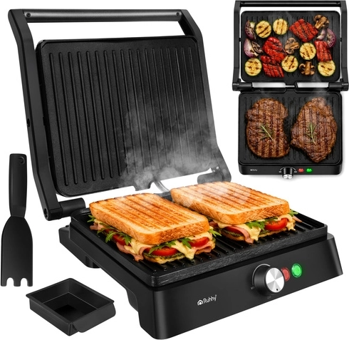 Electric contact grill and sandwich maker Ruhhy 2000 W