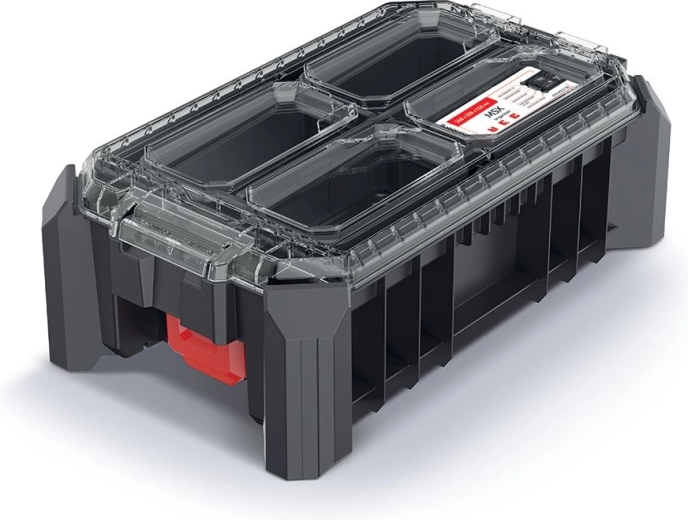 Modulaarne korraldaja MSX 36,8 × 22,8 × 12,6 cm, must