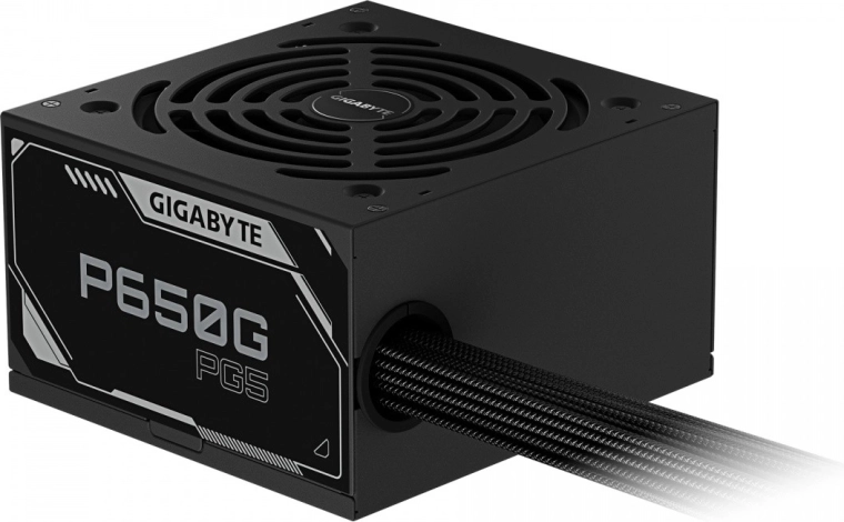 Gigabyte P650G 650W ATX toiteplokk hüdraulilise 120 mm ventilaatoriga, ATX 3.1 ja PCIe 5.0