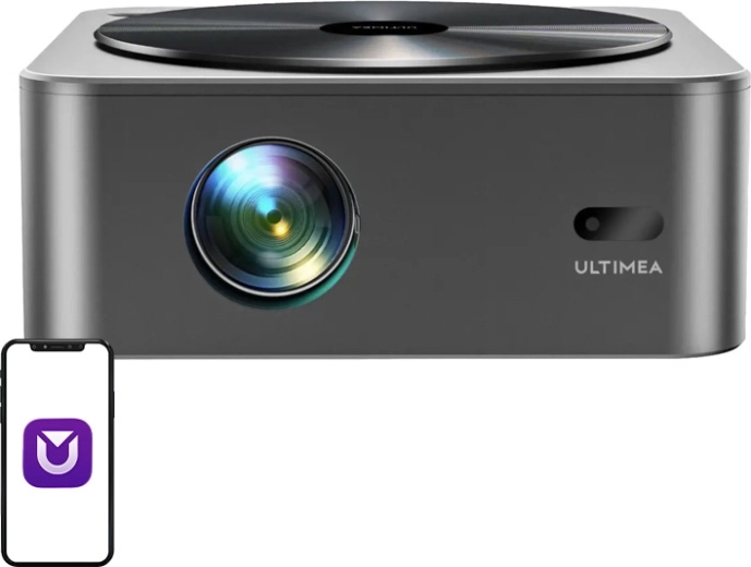 Ultimea Apollo P40 koduprojektor 1080p 4K HDR toe