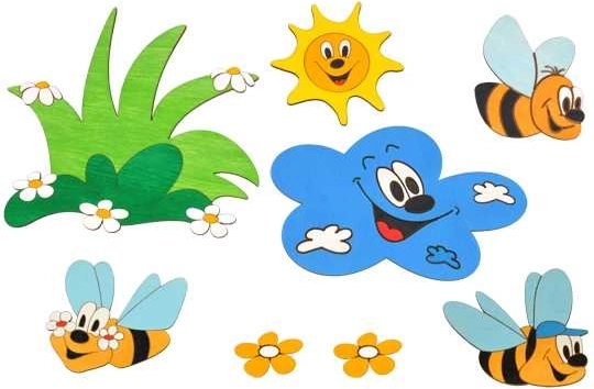 DoDo puidust kaunistus niit ja mesilased