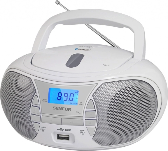 Sencor boombox with CD player and Bluetooth SPT 2700 WH white