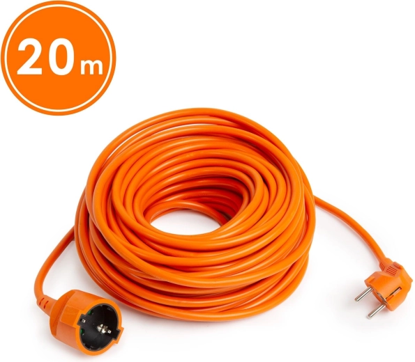 Oranžikas 20 m pikkune pikendusjuhe nurkpistikuga