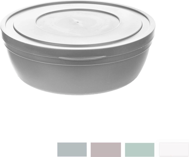 Plastkauss kaanega Kapa flat 17 cm (värvide segu)
