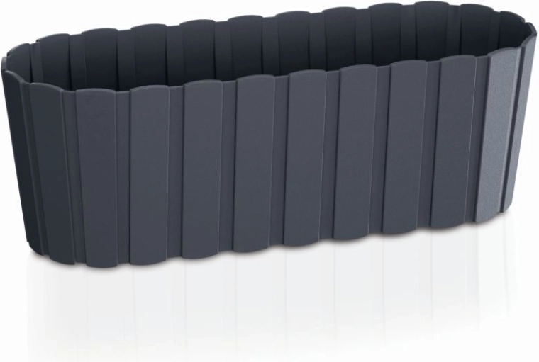 Plastist lillekast Boardee Case 38,3 cm antratsiit