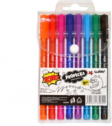 TOTO värviliste pastapliiatsite komplekt