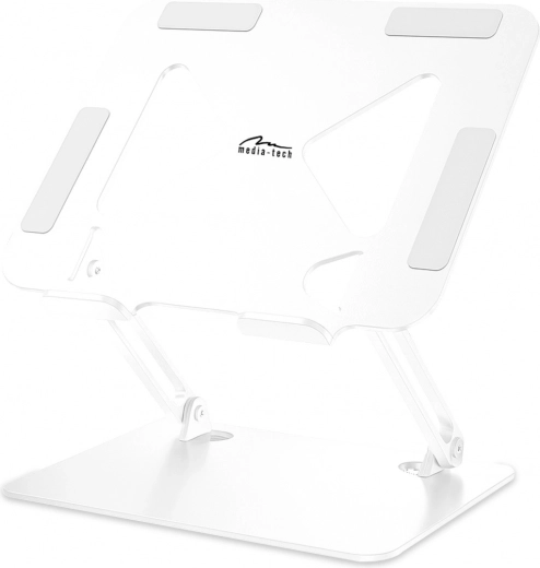 reguleeritav ergonoomiline sülearvutialus 10–17" valge
