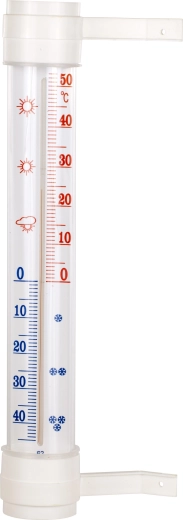 Välitermomeeter Bioterm kleebitava kinnitusega, -50 kuni +50 °C, 45 × 290 mm