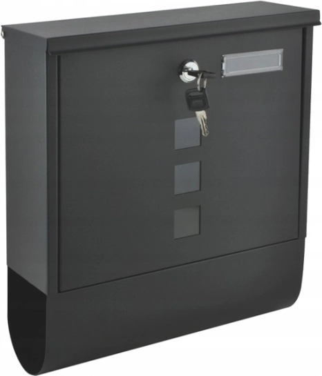 Antratsiitne terasest postkast lukuga