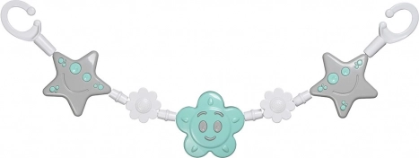 Riputatav vankrimänguasi päikese ja tähtedega