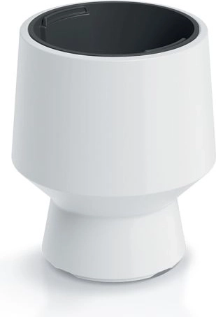 White HEOS planter with insert 27 cm