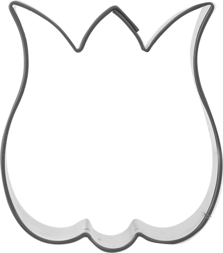Roostevabast terasest küpsisevorm tulp