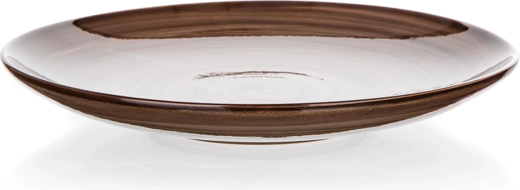 Madal keraamiline taldrik 27 cm Palas pruun