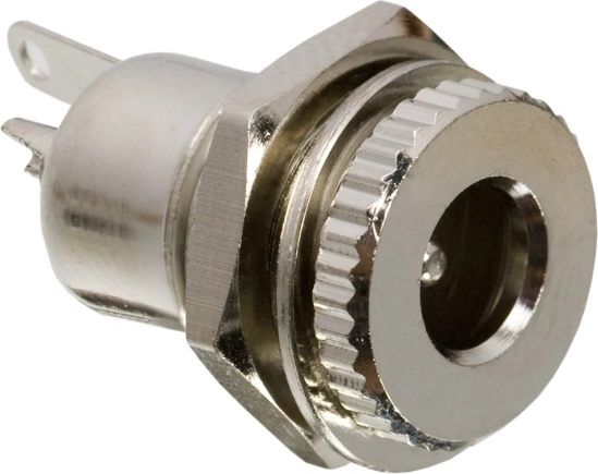 Metallist süvistatav DC-pesa 5,5 × 2,5 mm