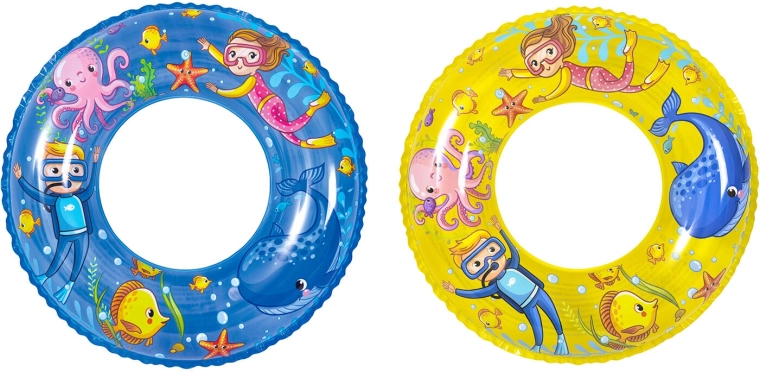 Täispuhutav ujumisrõngas 60 cm SEA WORLD lastele