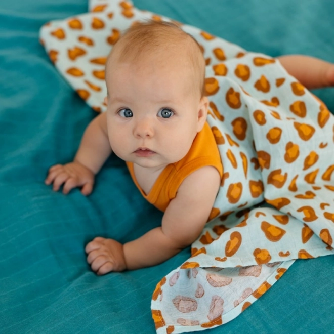 Tommy Lise musliinmähkmed Blue Leopard, komplekt 2 tk