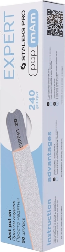 Staleks ühekordsed papmAm sirged viilid 240 grit, 50 tk
