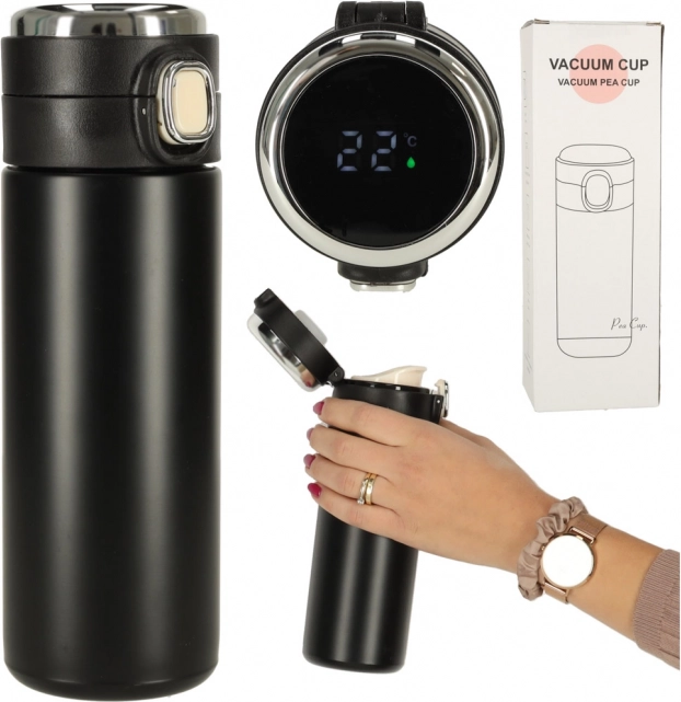 Nokaga termostass LED-ekraaniga 420 ml must