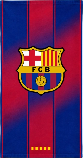 Kiiresti kuivav FC Barcelona logoga rannalina