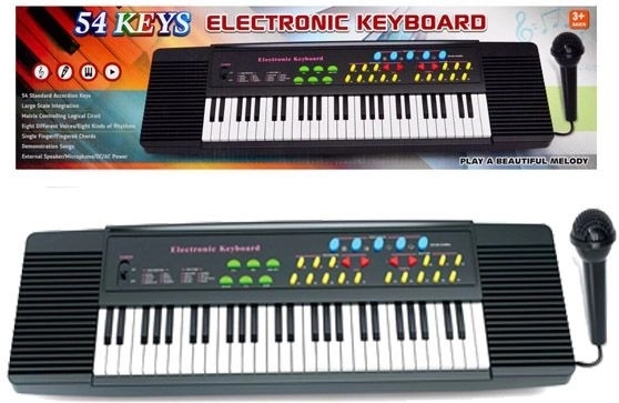 Children’s organ (keyboard) with microphone 50 cm - 1 piece