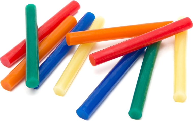 Colored hot glue stick for glue gun 11 mm - 1 piece