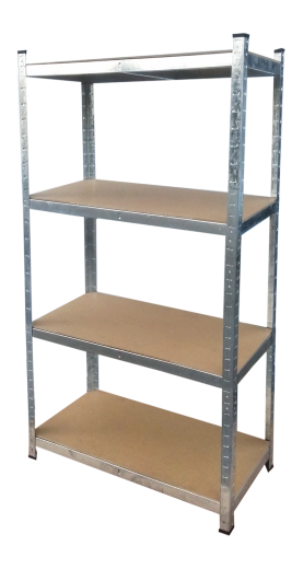 Metallriiul 4 riiulitasandiga 150 × 70 × 30 cm, kandevõime 150 kg riiuli kohta