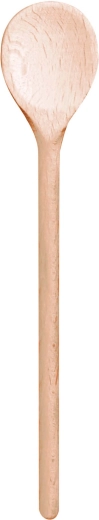 Ovaalne puulusikas 25 cm pöögipuust