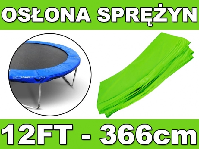 SKYRAMIZ vedrukaitse vedrukate aiatrampoliinile 366 cm (12 ft) – roheline