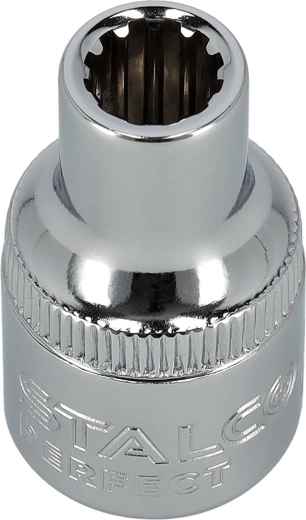 Stalco padrun 1/2" spline 12 mm, 12-kant CrV