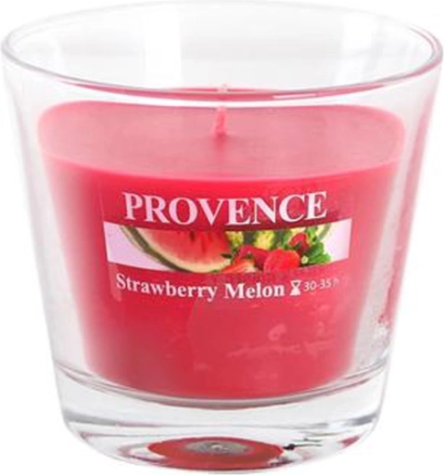 Lõhnaküünal klaasis PROVENCE maasikas ja melon 35 tundi
