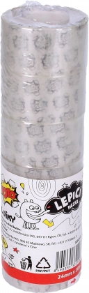 Läbipaistev teip 24 mm x 10 m - 6 tk