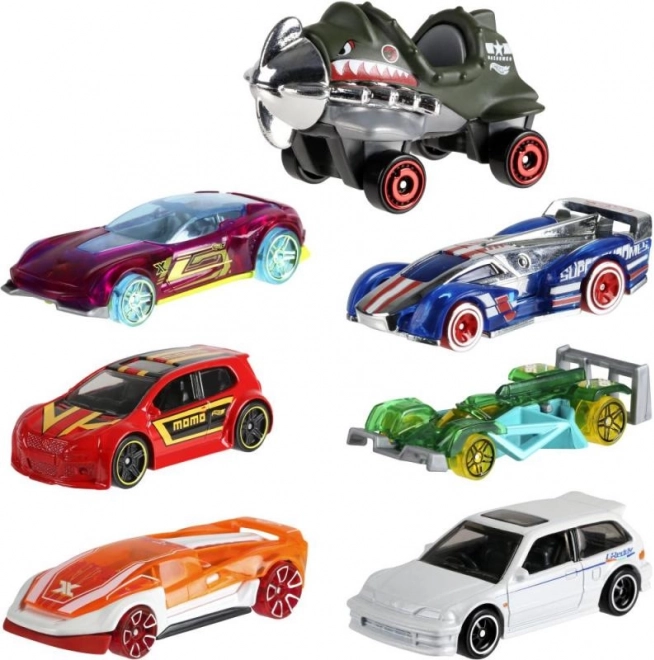 Hot Wheels metallist mänguauto 1:64 – mudelite segu, kartong 72 tk
