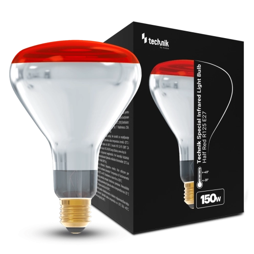 Infrapuna poolpunane soojuslamp R125 150 W E27