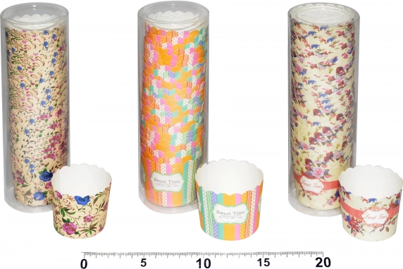 Tugevad värvilised küpsetuskesed 5 cm, 25 tk