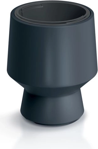 Planter with insert 34.3 cm – anthracite, durable for indoor and outdoor use