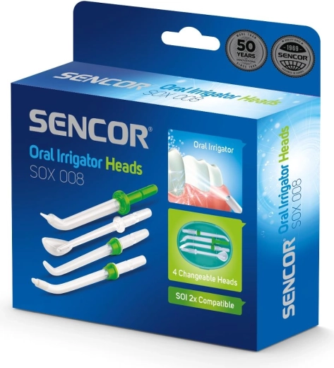 Sencor replacement tips for oral irrigator SOI 2x