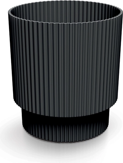 Lillepott Milly 16,8 cm söehall – modernne soonikuline plastümbris