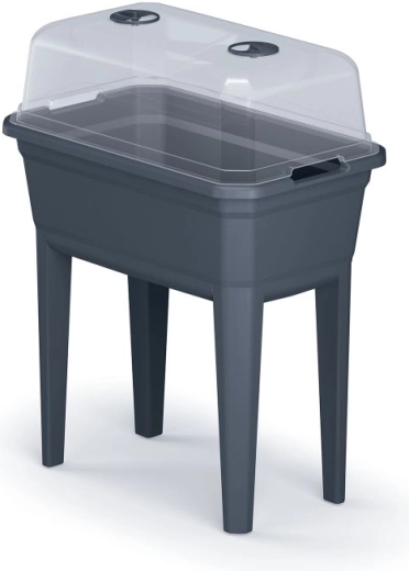 Kõrge istutuskast RESPANA PLANTER ECOLINE SET, antratsiit