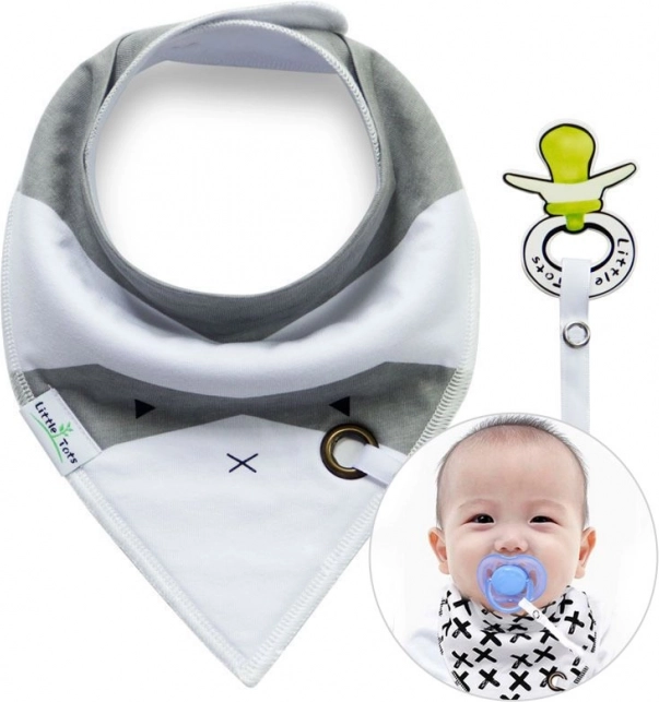 Sall/lutipõll lutipaela hoidjaga – valge ja hall