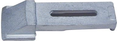 Vasakpoolne uksekeel metallist, 3 tk