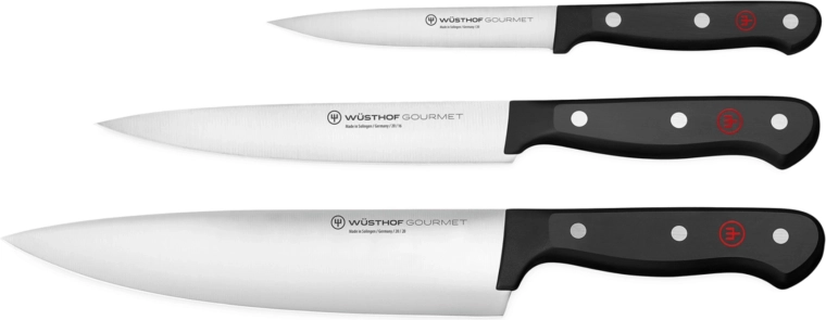 Wüsthof Gourmet 3-osaline kööginugade komplekt
